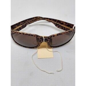 Dolce & Gabbana DG 6038-B 739/73 Leopard Print Wrap Sunglasses NWT